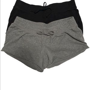 2 sets of maternity shorts